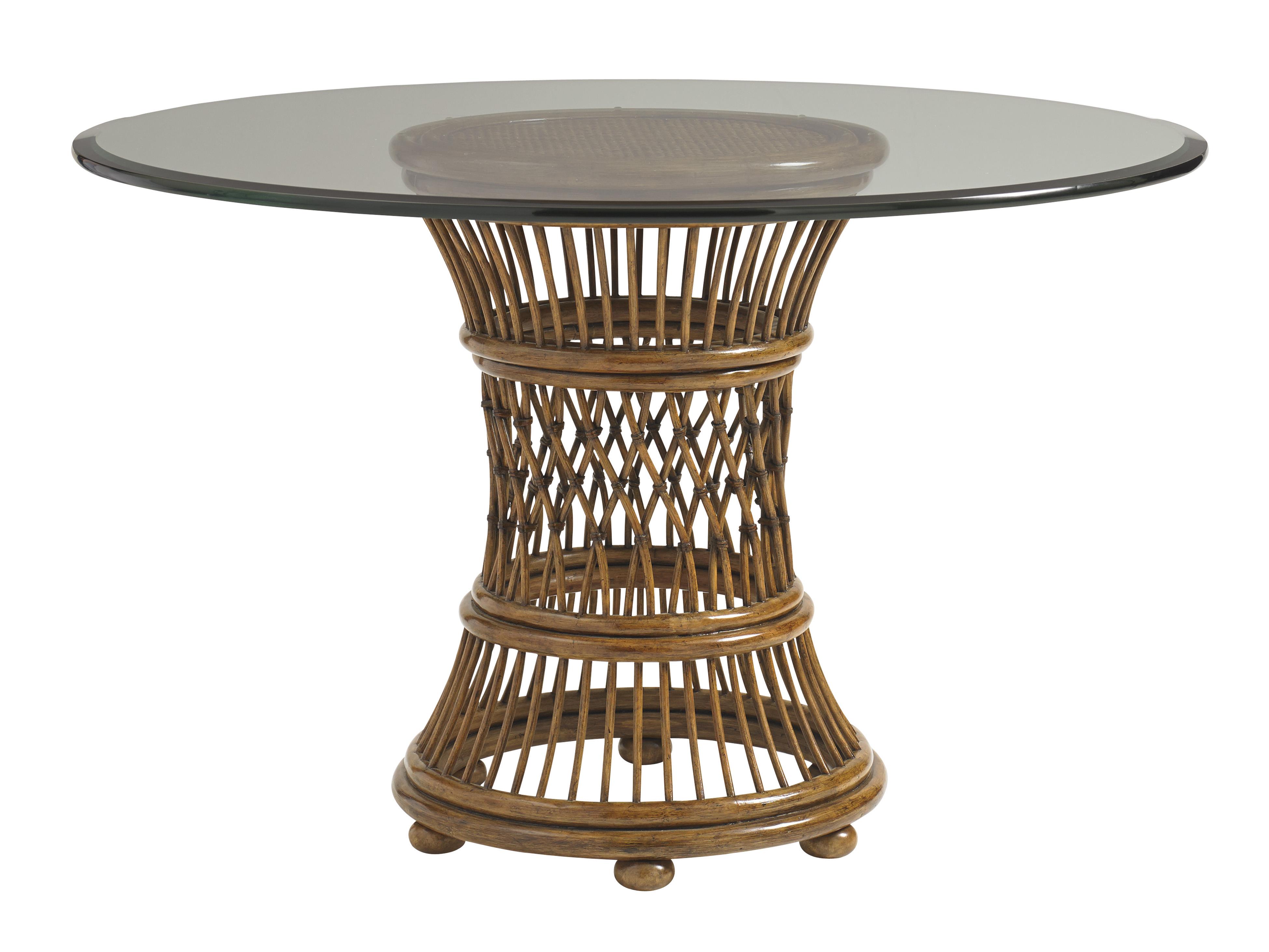 Tommy Bahama Home Bali Hai 593870+001036GT 36" Round Glass Dining